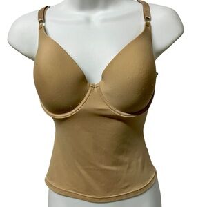 Flexees Tan Shaping Camisole with Built-In Underwire